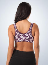 Load image into Gallery viewer, 110 Cotton Front Closure Leisure Bra Autumn Moon Floral back