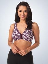 Load image into Gallery viewer, 110 Cotton Front Closure Leisure Bra Autumn Moon Floral