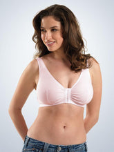 Load image into Gallery viewer, 110 Cotton Front Closure Leisure Bra Pink