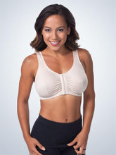 Load image into Gallery viewer, 151 Zig-Zag Weave Front-Closure Leisure Bra White