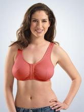 Load image into Gallery viewer, 151 Zig-Zag Weave Front-Closure Leisure Bra Rosewood