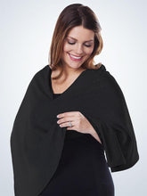 Load image into Gallery viewer, Nursing Cover Caviar Black