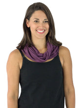Load image into Gallery viewer, Nursing Cover Blackberry Wine Scarf