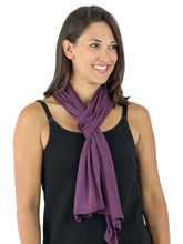 Load image into Gallery viewer, Nursing Cover Blackberry Wine Scarf