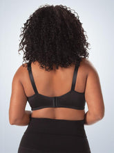 Load image into Gallery viewer, Silky Lace Nursing Bra  (Style 4006) Black (Back)