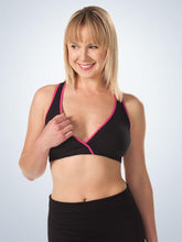 Load image into Gallery viewer, Cotton Nursing Sleep Bra With Sporty Racer Back (4010) (Cup Down)