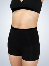 Load image into Gallery viewer, 4015 Postpartum Shapewear Boyshort with Firm Tummy Control Jet Black - N