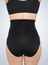 Load image into Gallery viewer, Postpartum Shapewear Brief with Firm Tummy Control (4016) Jet Black (back)