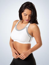 Load image into Gallery viewer, Maternity to Nursing Adjustable Sports Bra (4027) White