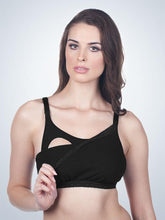 Load image into Gallery viewer, Nursing Bralette (4033) Black