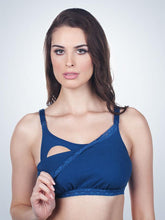 Load image into Gallery viewer, Nursing Bralette (4033) Blue