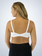 Load image into Gallery viewer, Modal Wirefree Cami Nursing Bra (4369) White (Back)