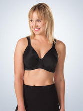 Load image into Gallery viewer, 5028 Molded Padded Seamless Underwire Full Figure Bra Black