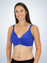 Load image into Gallery viewer, 5028 Molded Padded Seamless Underwire Full Figure Bra Deep Ultramarine