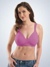 Load image into Gallery viewer, 5028 Molded Padded Seamless Underwire Full Figure Bra Raspberry