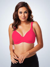 Load image into Gallery viewer, 5028 Molded Padded Seamless Underwire Full Figure Bra Rose Red
