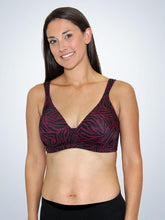 Load image into Gallery viewer, 5028 Molded Padded Seamless Underwire Full Figure Bra Zebra