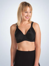 Load image into Gallery viewer, 5042 Molded Padded Seamless Wire Free Full Figure Bra Black