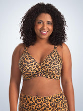Load image into Gallery viewer, 5042 Molded Padded Seamless Wire Free Full Figure Bra Leopard