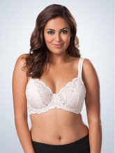 Load image into Gallery viewer, 5044 Scalloped Lace Underwire Full Figure Bra Nude