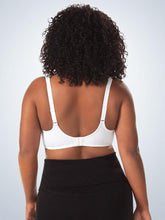 Load image into Gallery viewer, 5044 Scalloped Lace Underwire Full Figure Bra White (Back)