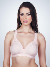 Load image into Gallery viewer, Crossover Front Closure Racer Back Leisure Bra (5048) Pink