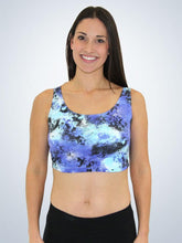 Load image into Gallery viewer, 514 Wirefree Sport Full-Figure Bra Blue Tie Dye