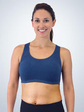 Load image into Gallery viewer, 514 Wirefree Sport Full-Figure Bra Navy