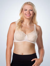 Load image into Gallery viewer, Dreamy Comfort Wireless Lace Soft Cup Full Figure Bra (5203) Naturally Nude