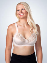 Load image into Gallery viewer, Dreamy Comfort Wireless Lace Half Cup Full Figure Bra (5204) Naturally Nude