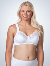 Load image into Gallery viewer, Dreamy Comfort Wireless Lace Half Cup Full Figure Bra (5204) White