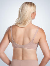 Load image into Gallery viewer, Luxe Body Underwire Full Figured TShirt Bra (5210) Warm Taupe (Back)