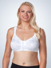 Load image into Gallery viewer, Leading Lady 5213 Luxe Lace Front Closure Bra White
